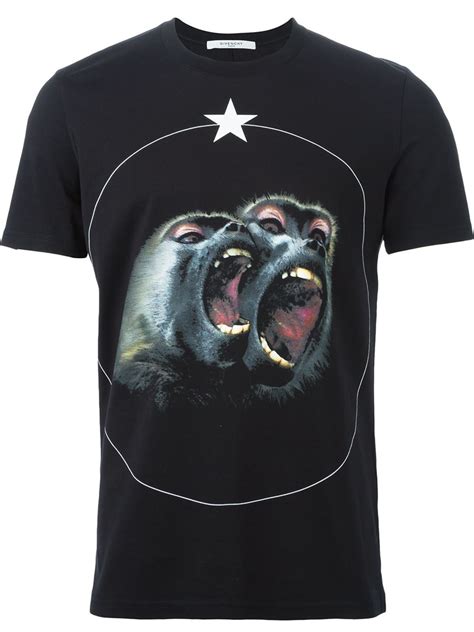 mens givenchy monkey t shirt|cheap Givenchy shirts for men.